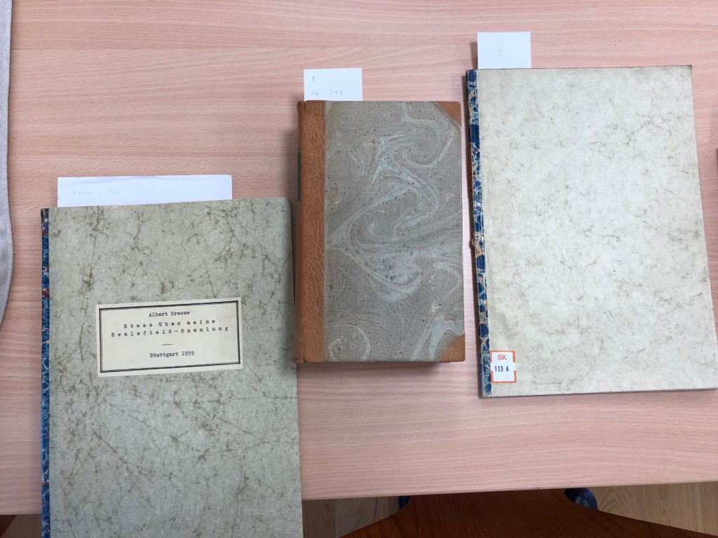 ZBS, aus Sealsfield-Sammlung Kresse